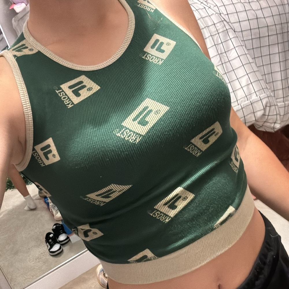 fila x krost crop tank top small